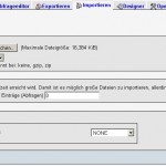 PhpMyAdmin importieren